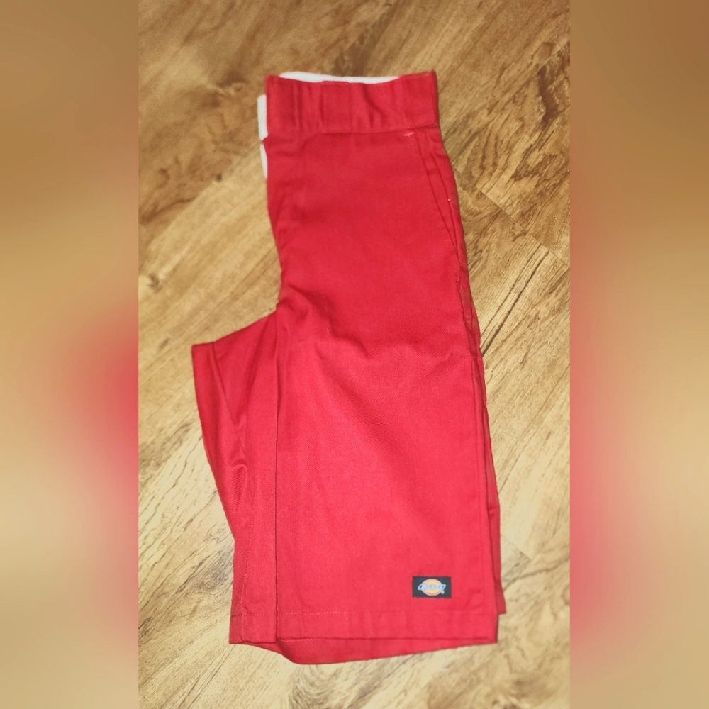 Dickies long shorts size 28 Bright Red
